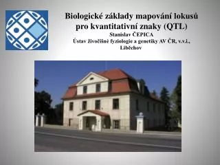 Úvod Genomika hospodářských zvířat a její cíl Důvody studia genomů hospodářských zvířat