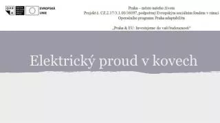 elektrick proud v kovech