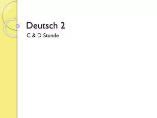 Deutsch 2