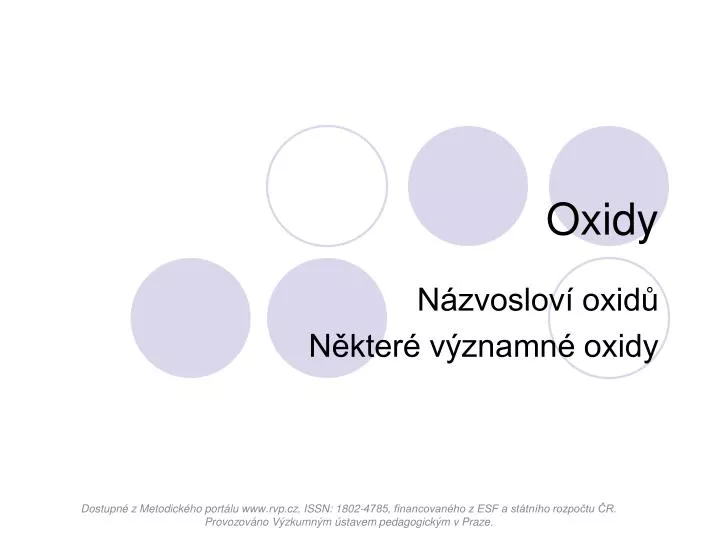 oxidy