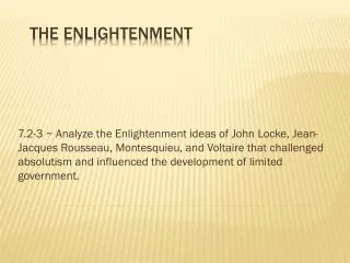 The Enlightenment