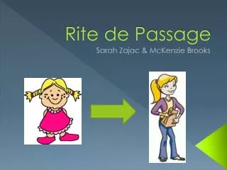 rite de passage