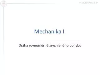 mechanika i