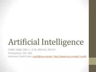 Artificial Intelligence