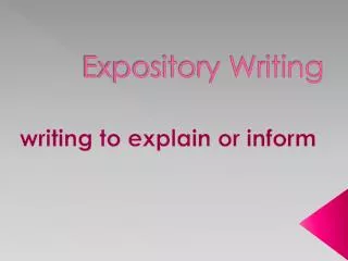 expository writing