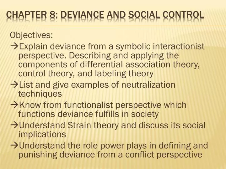 chapter 8 deviance and social control