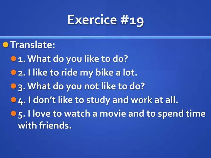 exercice 19