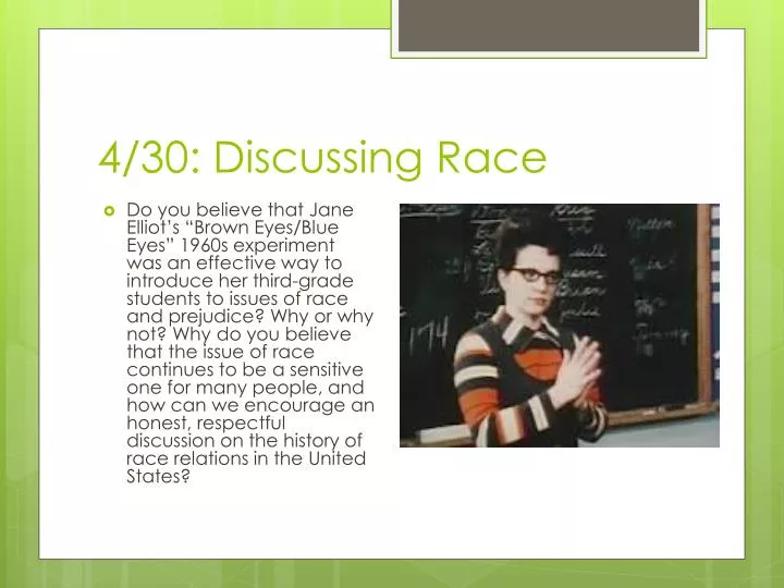 4 30 discussing race