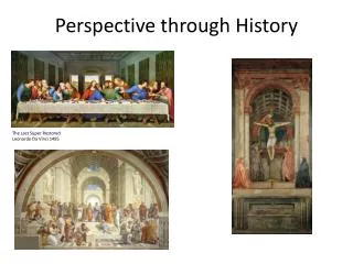 Perspective through History