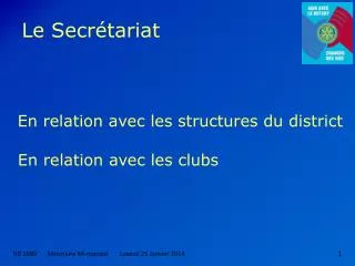 le secr tariat