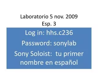 laboratorio 5 nov 2009 esp 3