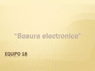 equipo 18