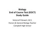 Biology End of Course Test (EOCT) Study Guide