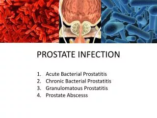 PROSTATE INFECTION