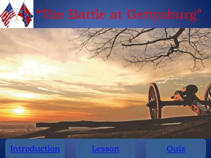 the battle at gettysburg