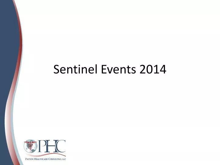 sentinel events 2014
