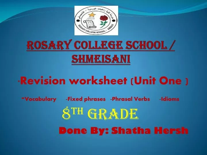 rosary college school shmeisani