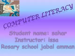 Computer literacy