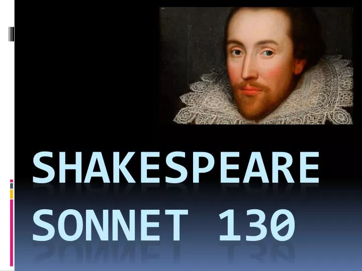 shakespeare sonnet 130