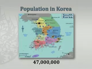 Population in Korea