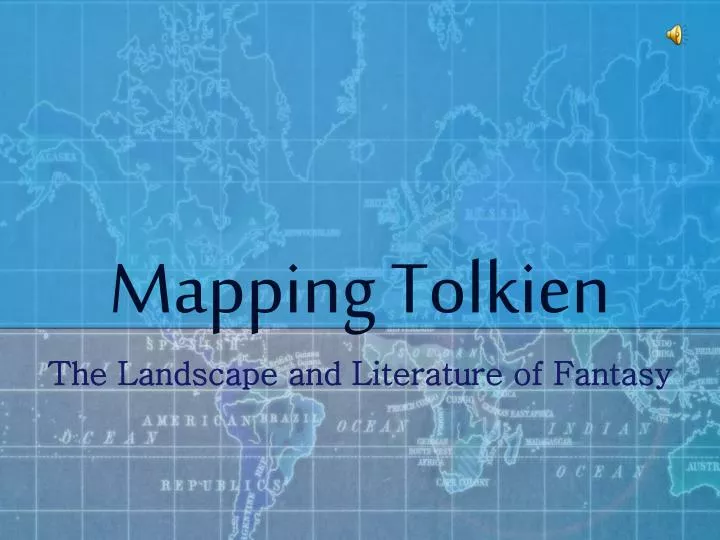 mapping tolkien