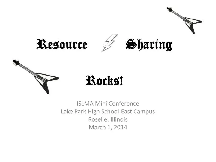 resource sharing rocks