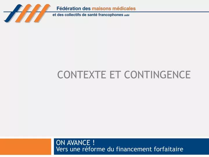 contexte et contingence