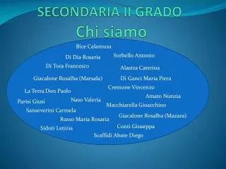 secondaria ii grado chi siamo