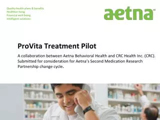 ProVita Treatment Pilot