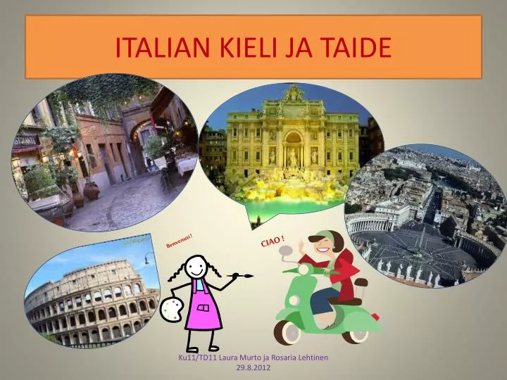 italian kieli ja taide