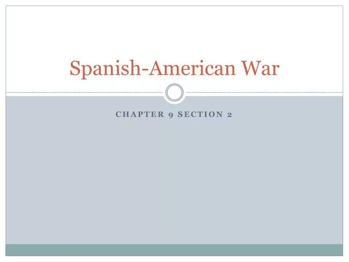 spanish american war