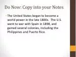 Do Now: Copy into your Notes - slide 1