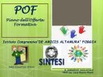 Istituto Comprensivo “DE AMICIS ALTAMURA” FOGGIA - slide 1