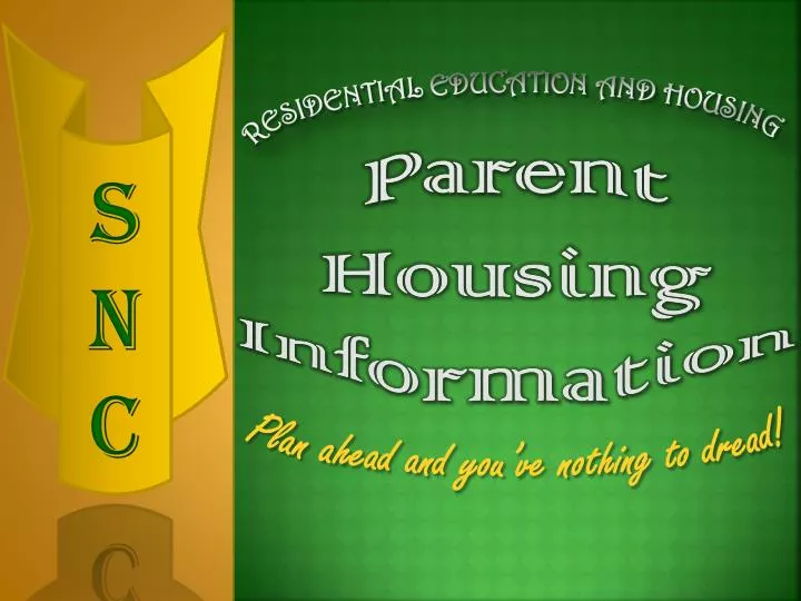 residential education and housing
