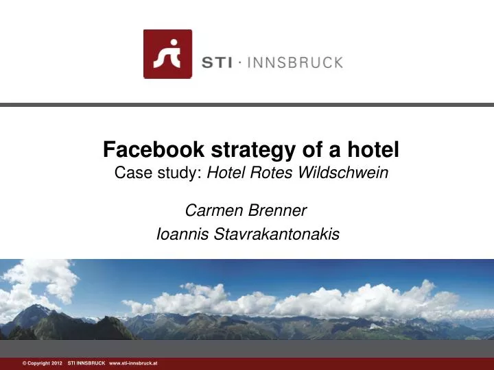 facebook strategy of a hotel case study hotel rotes wildschwein