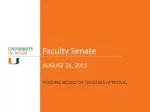 Faculty Senate - slide 1
