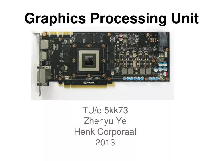 graphics processing unit