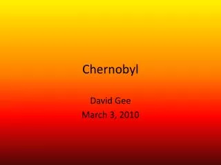 chernobyl