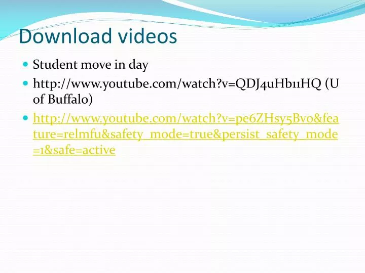 download videos