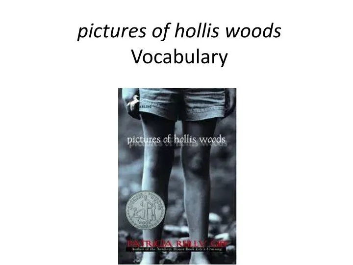 pictures of hollis woods vocabulary