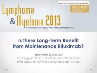 Is there Long-Term Benefit from Maintenance Rituximab?
