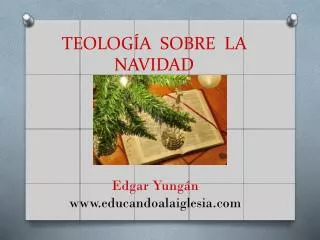 teolog a sobre la navidad