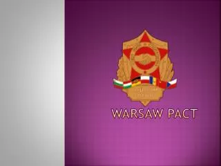 WARSAW PACT