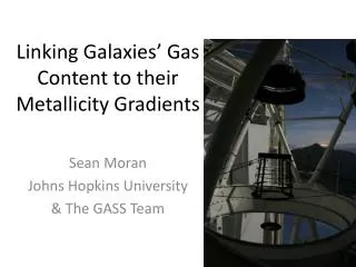 linking galaxies gas content to their metallicity gradients