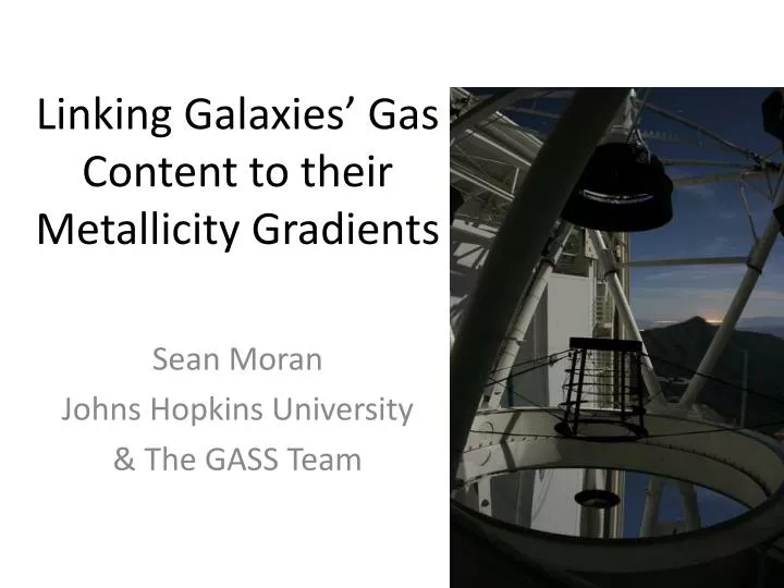 linking galaxies gas content to their metallicity gradients