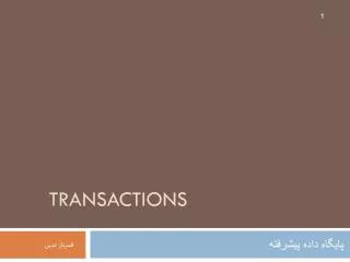 transactions