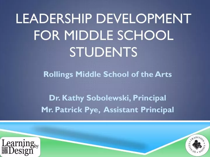 leadership assignment for middle school students