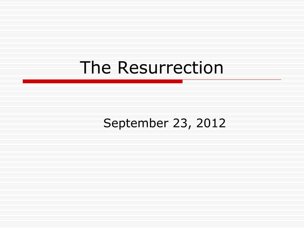 PPT - The Resurrection: Celebrating the Triumph of Christ PowerPoint ...