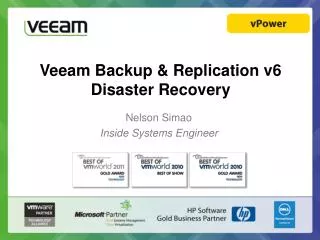 Veeam Backup &amp; Replication v6 Disaster Recovery