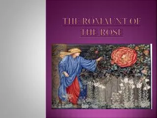 The Romaunt of the Rose